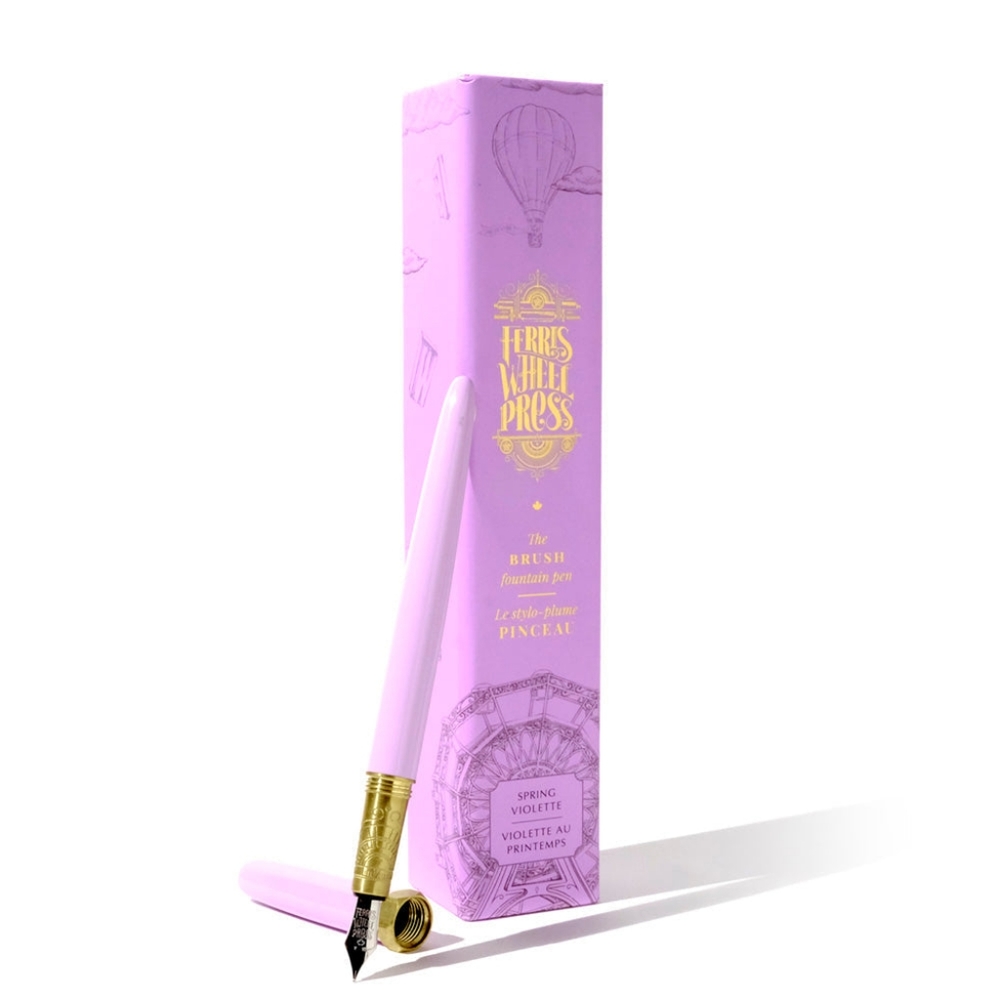 Ferris Wheel Press Fine Nibbed Fountain Pen in Spring Violette - Picture 7 of 8